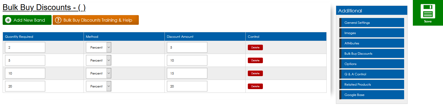 Bulk Buy Discounts