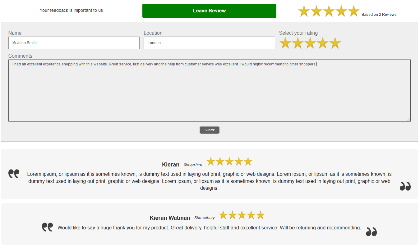 Leave a review
